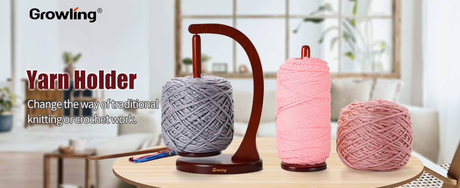 yarn holder for crocheting